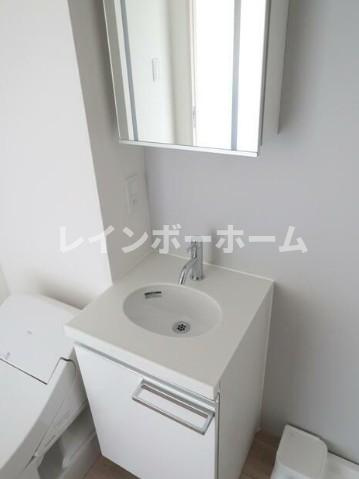 アドレス門前仲町の独立洗面台