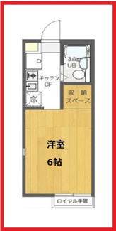 【間取り】 | マイ・ピュア千住曙町B