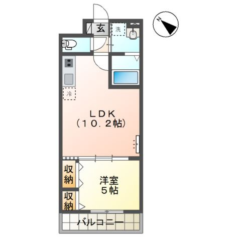 アヴァンティ　ルーチェの間取り