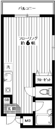 ダイヤモンドフジの間取り