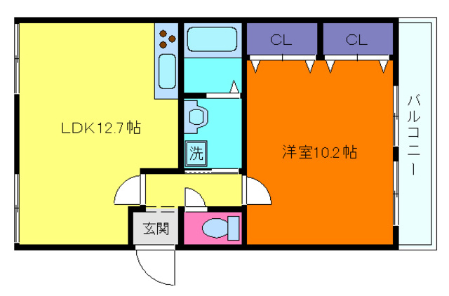 灘ハイツの間取り