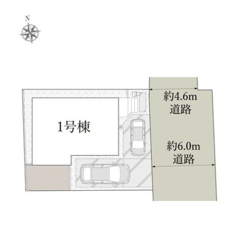 四街道市さちが丘２丁目０１期の区画図