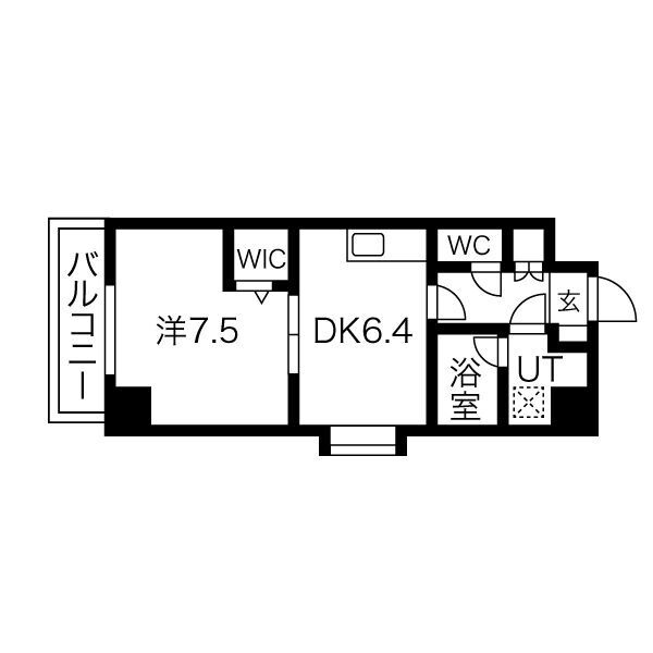 アクアスイート新大阪の間取り