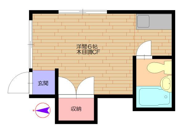 ルミエールⅡＢ棟の間取り