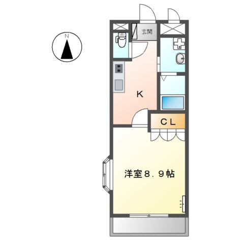 フローラルの間取り
