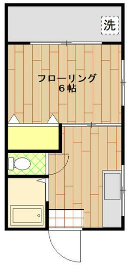 中野区弥生町２丁目の賃貸マンションの間取り