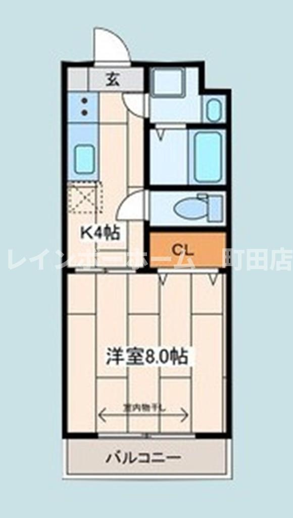 クラージュ※初期費用分割あと払いサービス利用可能物件の間取り