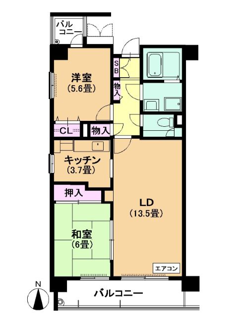 アーバンドエル大曽根東の間取り