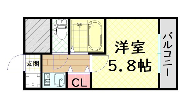 【間取り】 | セレッソコート西心斎橋第2