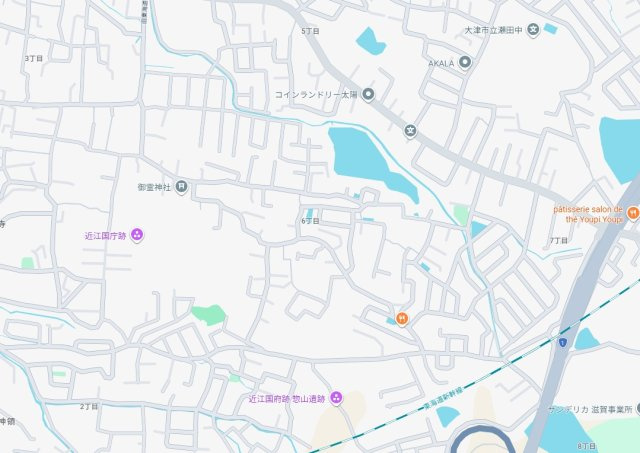 即日案内可能■大津市大江　中古一戸建ての地図