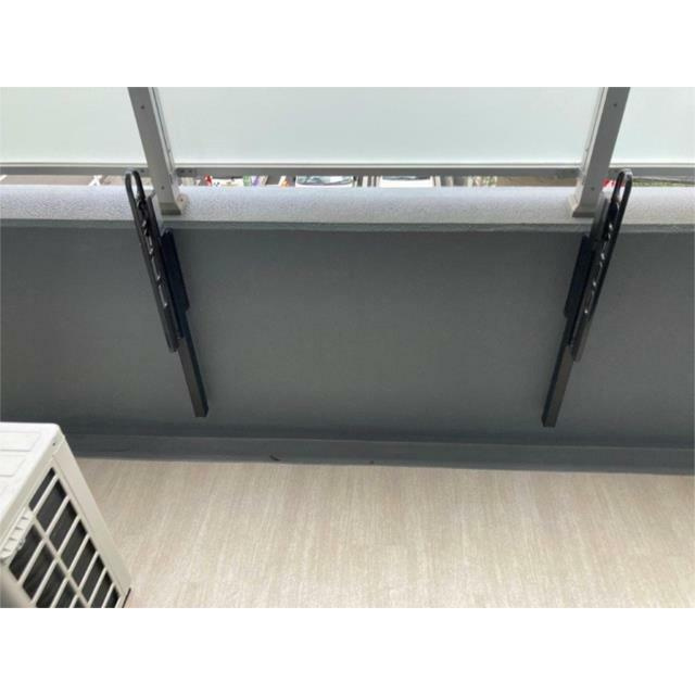 JUタワーフロント亀沢のバルコニー