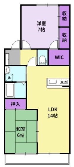 チャームビラの間取り