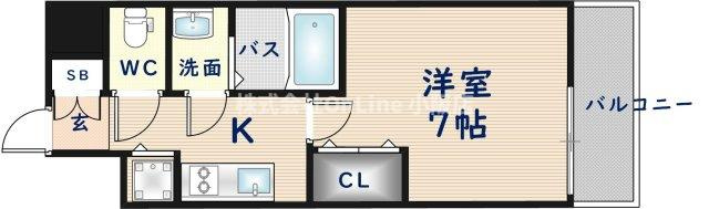 ソルテラスOSAKA　EAST　GATEの間取り