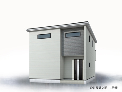 【外観パース】 | 袋井市長溝 2期 新築一戸建て 1号棟 | 外観パースです