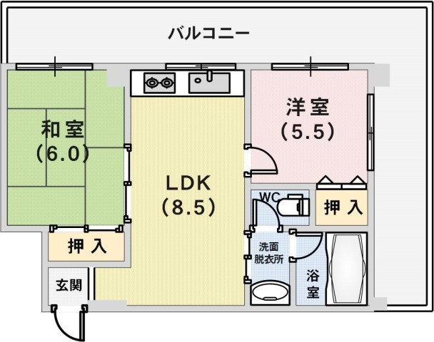 サンビルダー新神戸の間取り