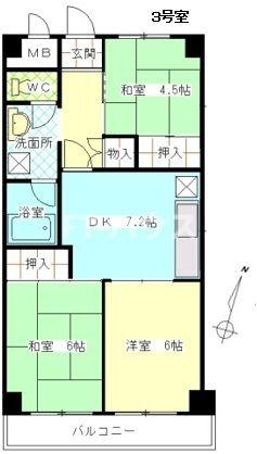 アミカル高橋の間取り