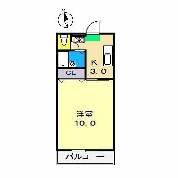 カミムラハイツの間取り