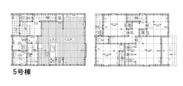 明石市二見町福里全7棟　5号棟　新築戸建の間取り|●年中無休：当日予約可●WIC×2他収納豊富な間取り♪