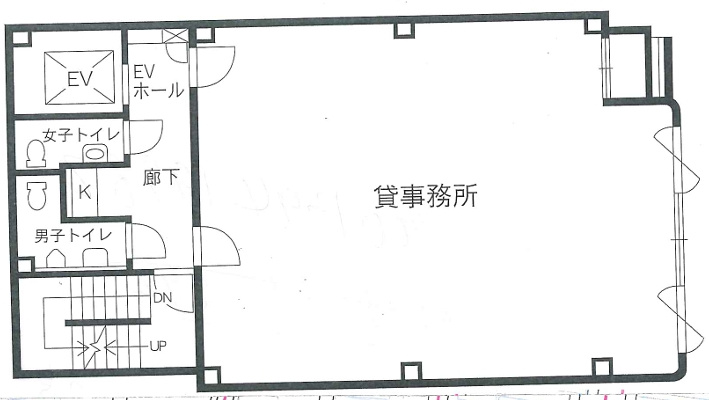 上六原田ビルの間取り