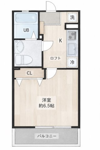 バズ新浦安の間取り
