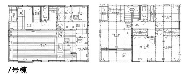 明石市二見町福里全7棟　7号棟　新築戸建の間取り|●年中無休：当日予約可●WIC他収納豊富な間取り♪急な雨でも安心のインナーバルコニー！