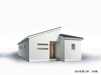 【外観パース】 | 袋井市長溝 2期 新築一戸建て 3号棟 | 外観パースです