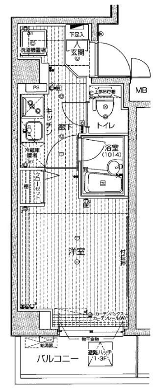ラ・シード板橋若木の間取り