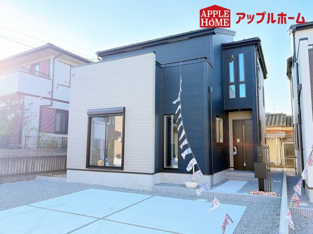 [新築住宅] 北本市東間 4期 全5棟の外観|☆内覧可能☆アップルホームでは物件のメリットデメリットお客様の立場にたちお伝えさせていただきます！いつでもお気軽にお問合せOKです！TEL「0120-466263」