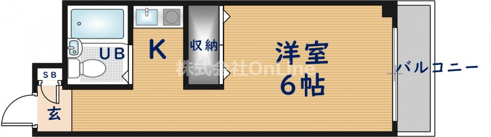 コンドミニアム太平寺の間取り