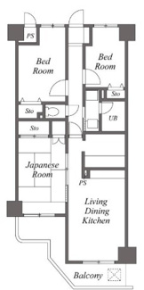 【間取り】 | ドミール善福寺 | 間取りです。