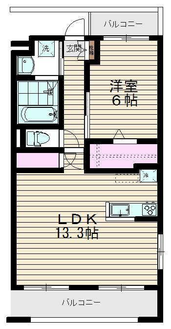 Ｇ－ＦＬＡＴ Ⅱの間取り|間取図