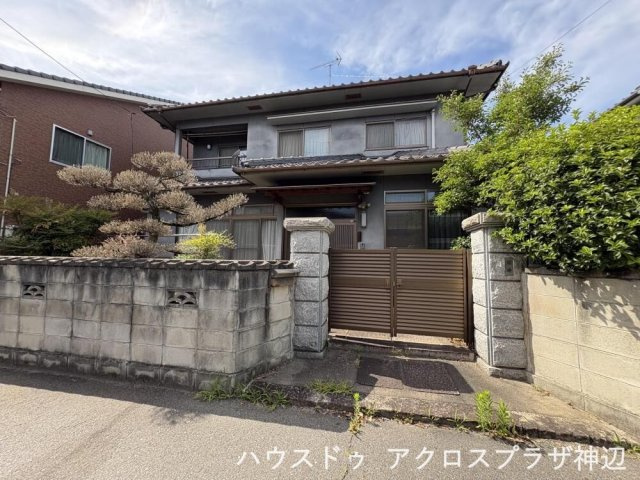 神辺町道上　1480万の外観|土地：202平米　延床面積：120.38　広々とした5DK