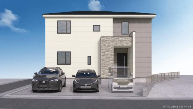 福岡市南区老司１丁目の新築一戸建の外観パース