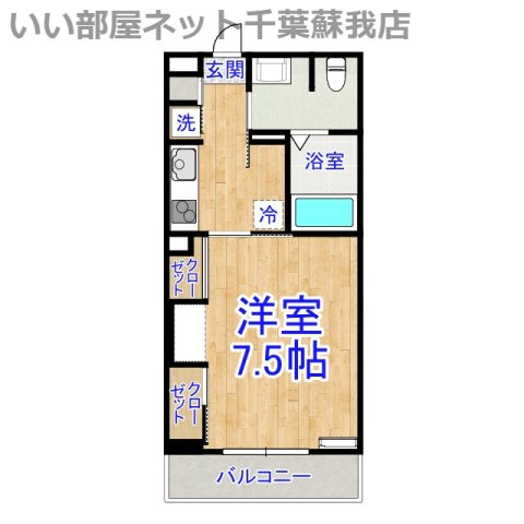 リブリ・シャルマンの間取り|ひと味違う？不動産屋のイメージを変えたい！『いい部屋ネット千葉蘇我店』へ是非お越しください♪