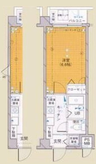メインステージ椎名町の間取り|間取りです。