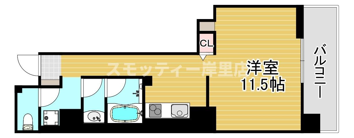 エヌレジデンス新今宮の間取り