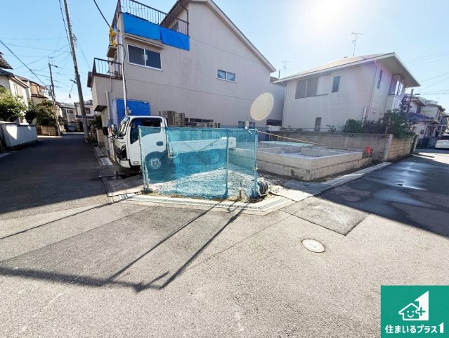 ◆松原市松ケ丘　第1期　新築一戸建ての前面道路含む現地写真|駅やスーパー、小学校・中学校等日常生活に欠かせない情報や道のりもご紹介いたしますのでお気軽にご相談ください。
