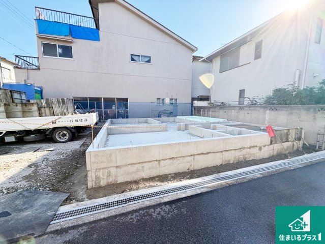 ◆松原市松ケ丘　第1期　新築一戸建ての外観|建築中ですが現地を見ると分かる事もございますので、ぜひ一度現地をご覧ください。