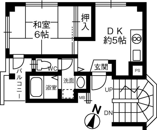 松丘マンションの間取り