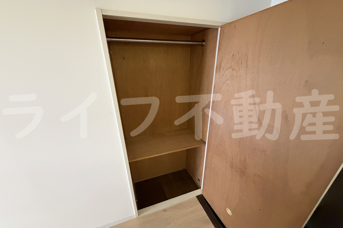 クレストカーサ大今里の収納|大きなスペースがあり、収納には困りません