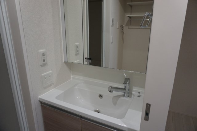 D-ROOM中小阪の洗面所