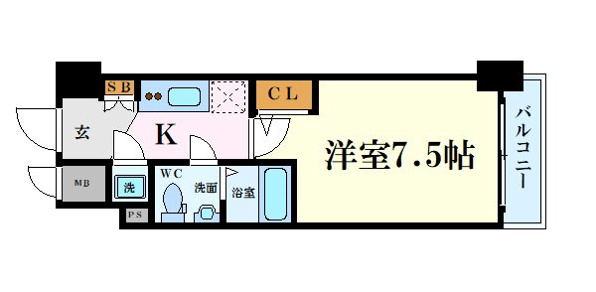アドバンス心斎橋ラシュレⅡ
