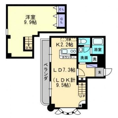 メゾンＳＥＩの間取り|間取図