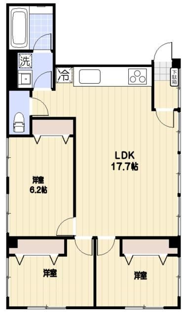 ＹＤビルディングの間取り|間取りです。