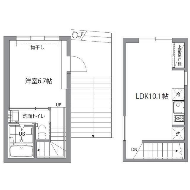 グランエッグス新大塚Ｗの間取り|間取りです。