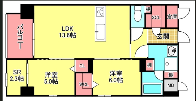 【間取り】 | ブルースカイ平原