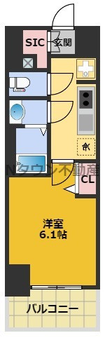【間取り】 | ディアレイシャス浅間町Ⅲ | 間取りです。