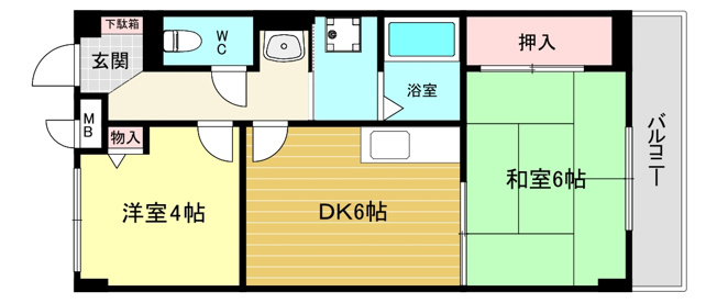 【間取り】 | 岡本マンション