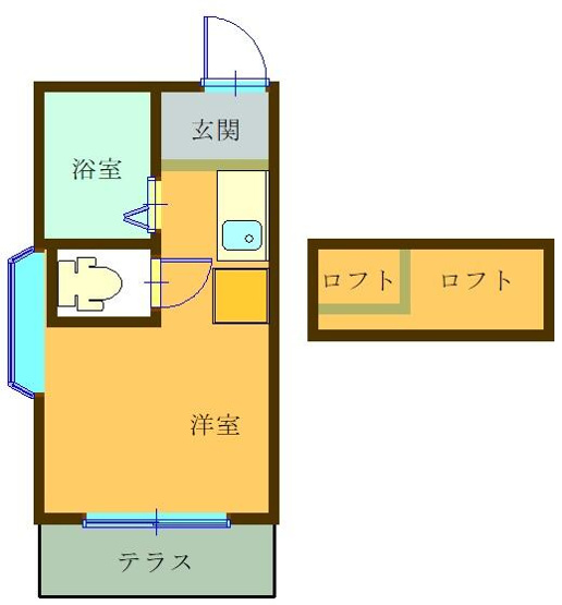 【間取り】 | ダイアパレス１０１