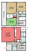 【間取り】 | 千葉寺町戸建